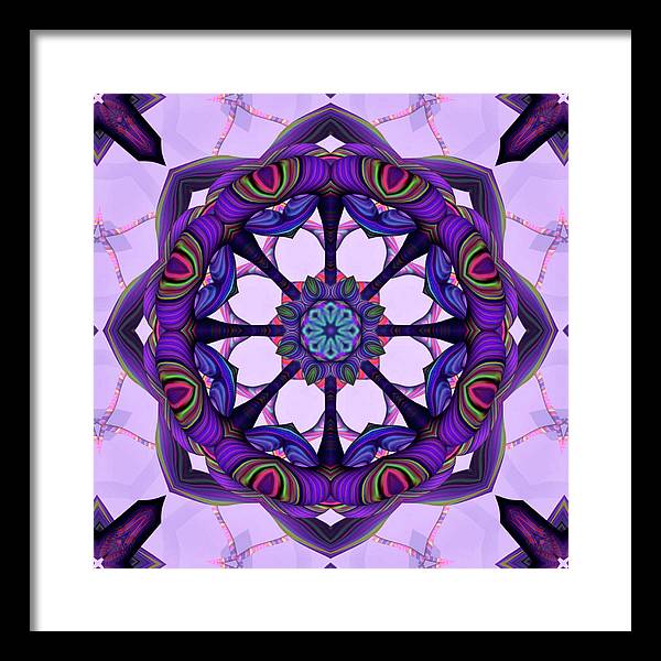 Octo Flower - Framed Print