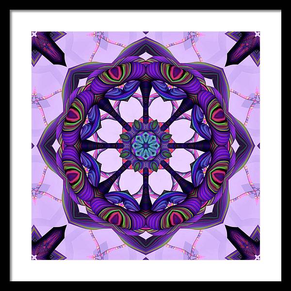 Octo Flower - Framed Print