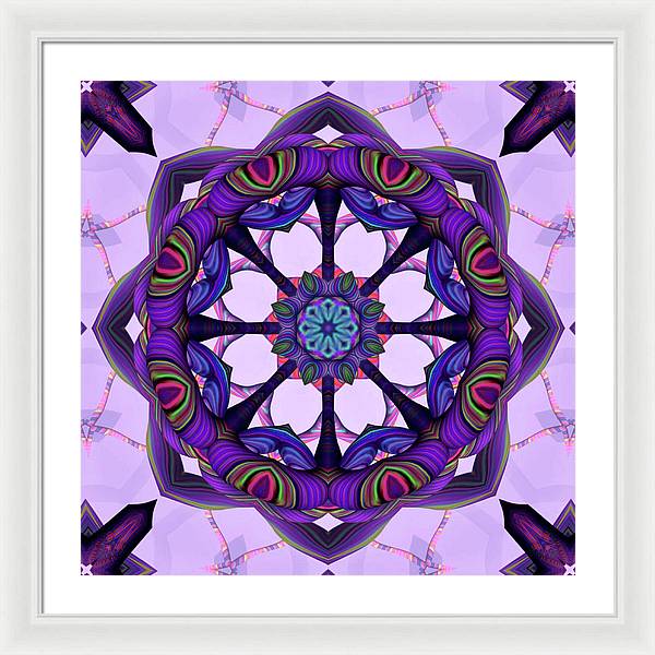 Octo Flower - Framed Print