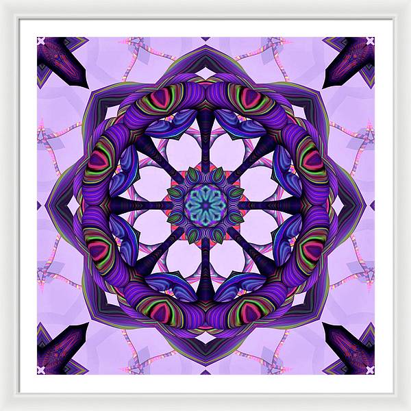 Octo Flower - Framed Print