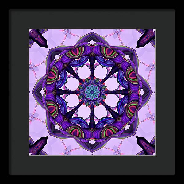 Octo Flower - Framed Print