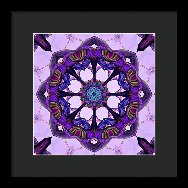 Octo Flower - Framed Print