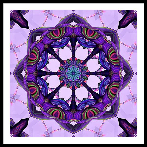 Octo Flower - Framed Print