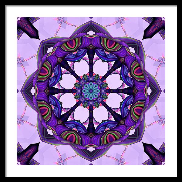 Octo Flower - Framed Print