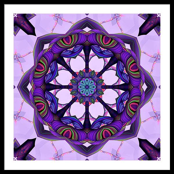 Octo Flower - Framed Print