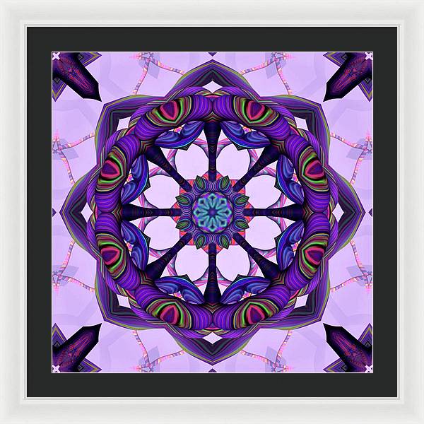 Octo Flower - Framed Print