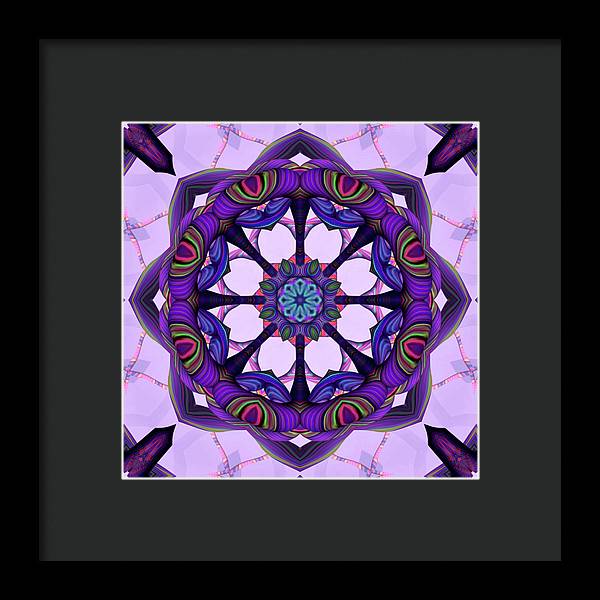 Octo Flower - Framed Print