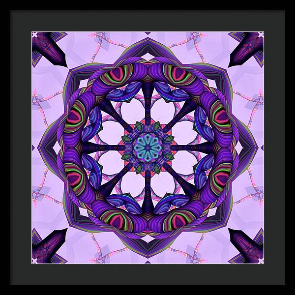 Octo Flower - Framed Print