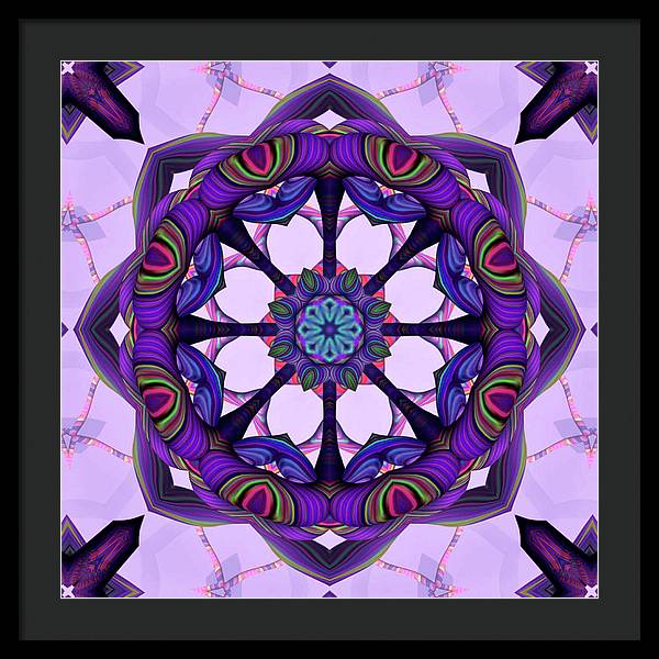 Octo Flower - Framed Print