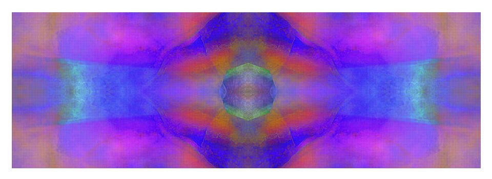 Orange Galaxy - Yoga Mat