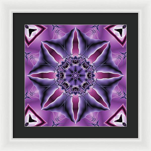 Pink Flo 45 - Framed Print