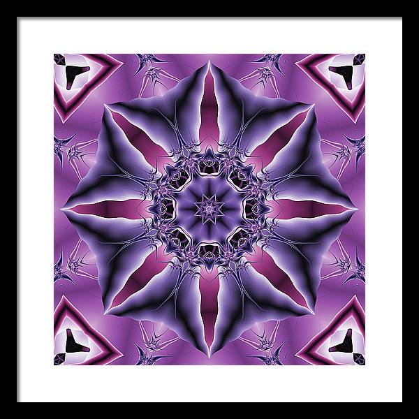 Pink Flo 45 - Framed Print