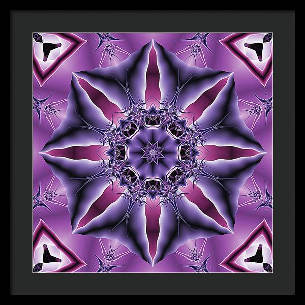 Pink Flo 45 - Framed Print