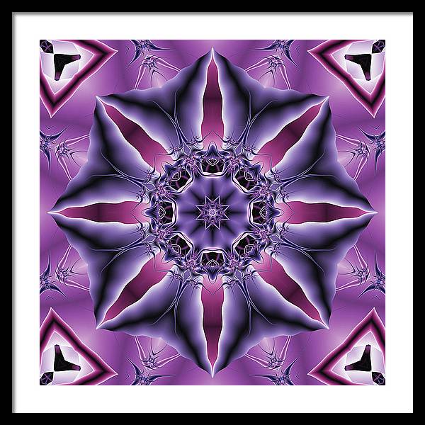 Pink Flo 45 - Framed Print