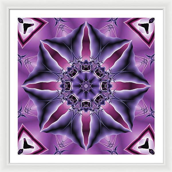 Pink Flo 45 - Framed Print