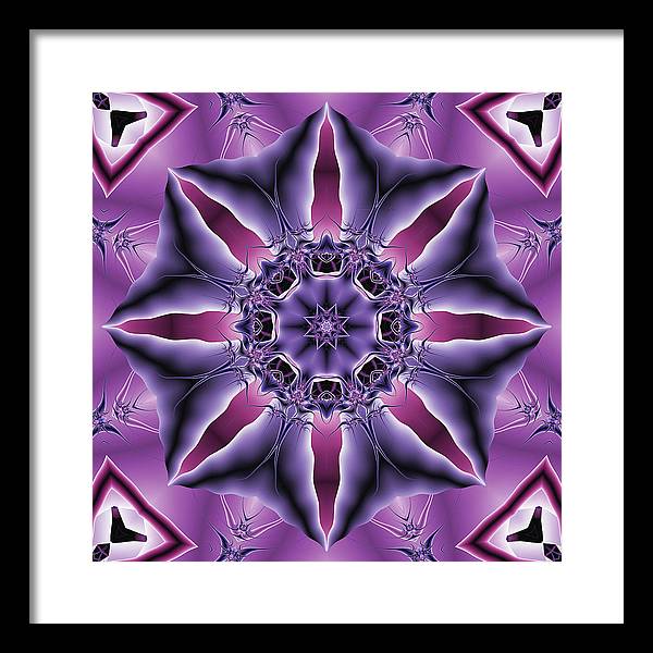 Pink Flo 45 - Framed Print
