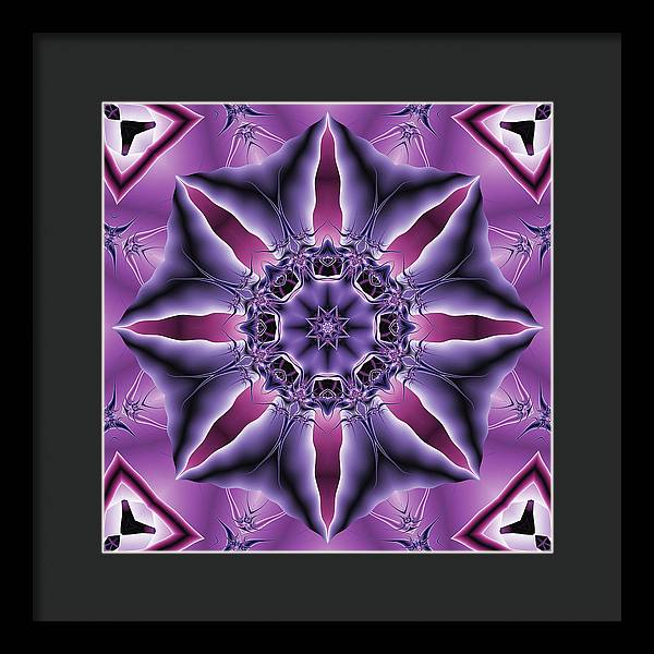 Pink Flo 45 - Framed Print