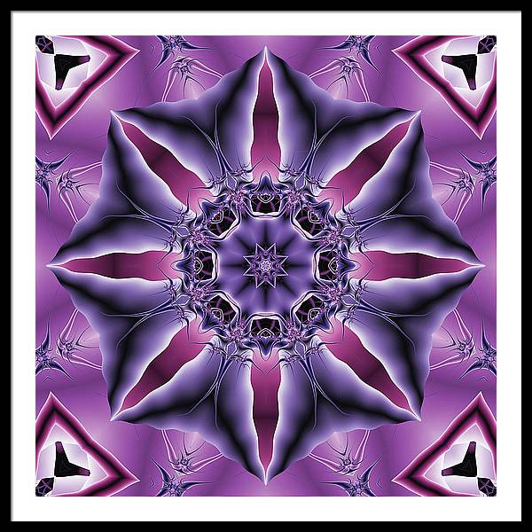Pink Flo 45 - Framed Print