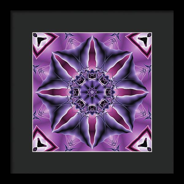 Pink Flo 45 - Framed Print