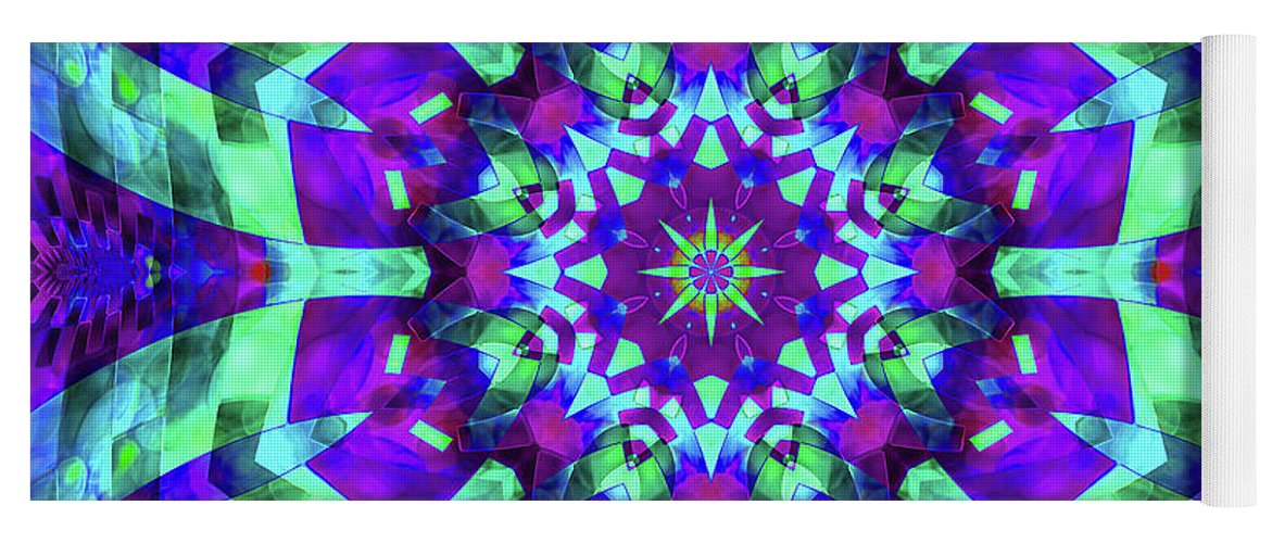 Rocket Mandalas - Yoga Mat