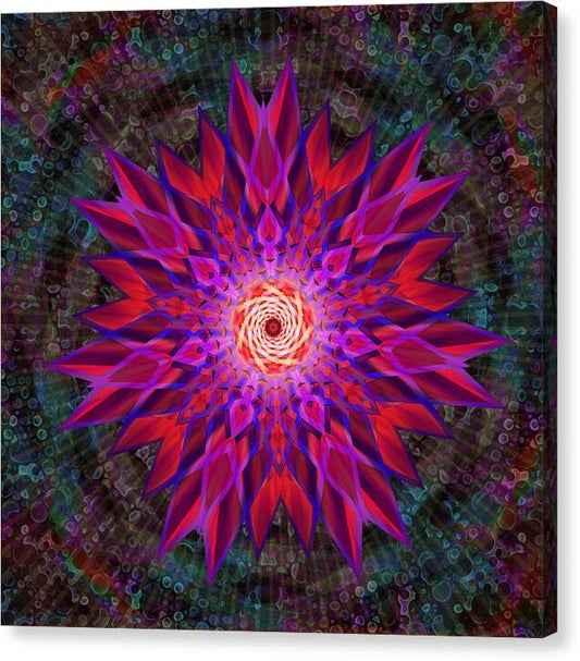 After the Rain Mandala - Canvas Print