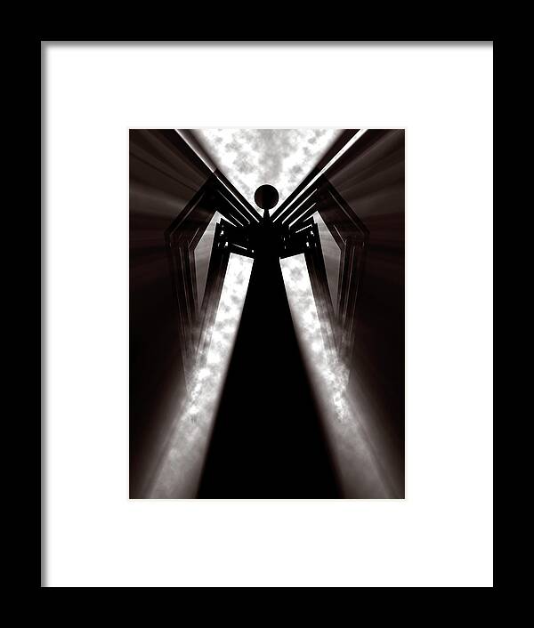 Angel Home - Framed Print