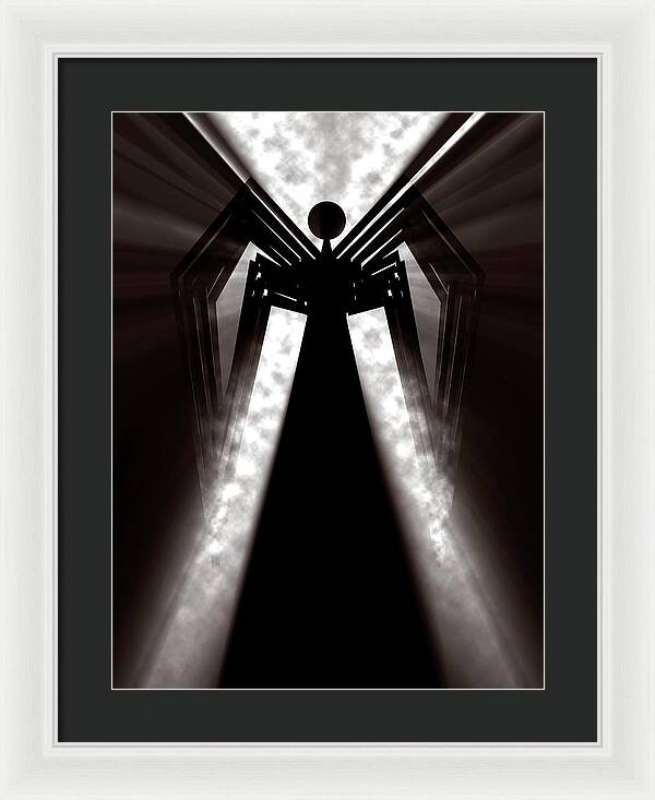 Angel Home - Framed Print