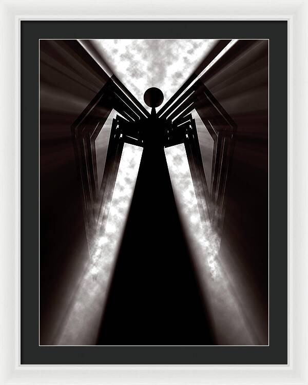 Angel Home - Framed Print
