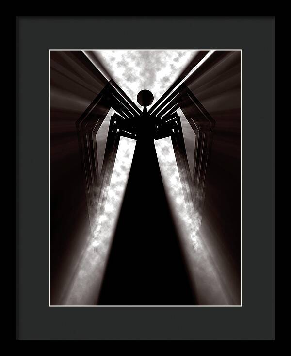Angel Home - Framed Print