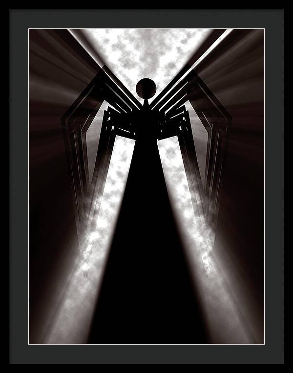 Angel Home - Framed Print