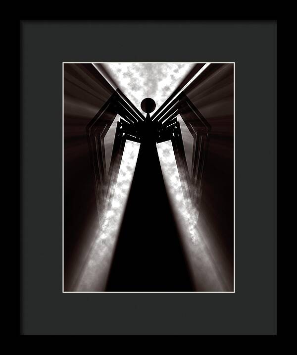 Angel Home - Framed Print