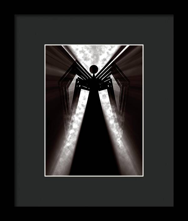Angel Home - Framed Print