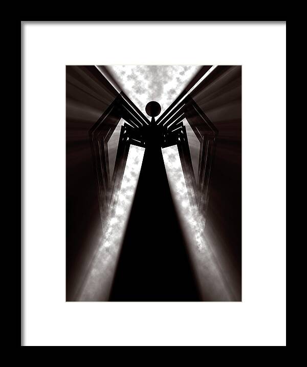 Angel Home - Framed Print