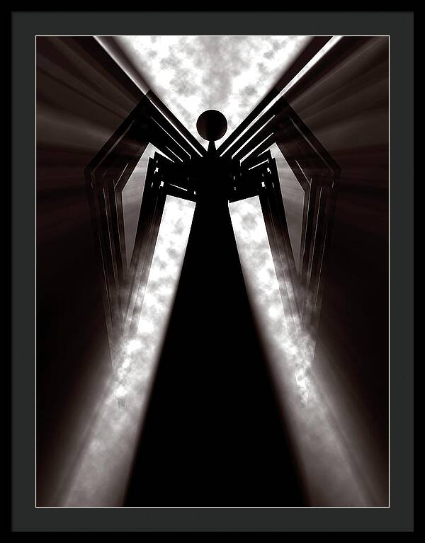 Angel Home - Framed Print