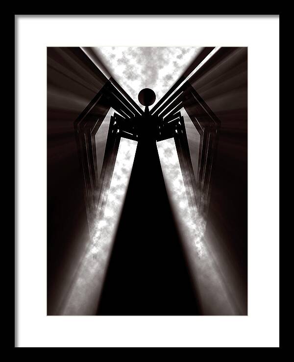 Angel Home - Framed Print