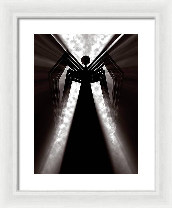 Angel Home - Framed Print