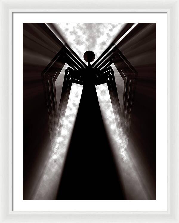 Angel Home - Framed Print