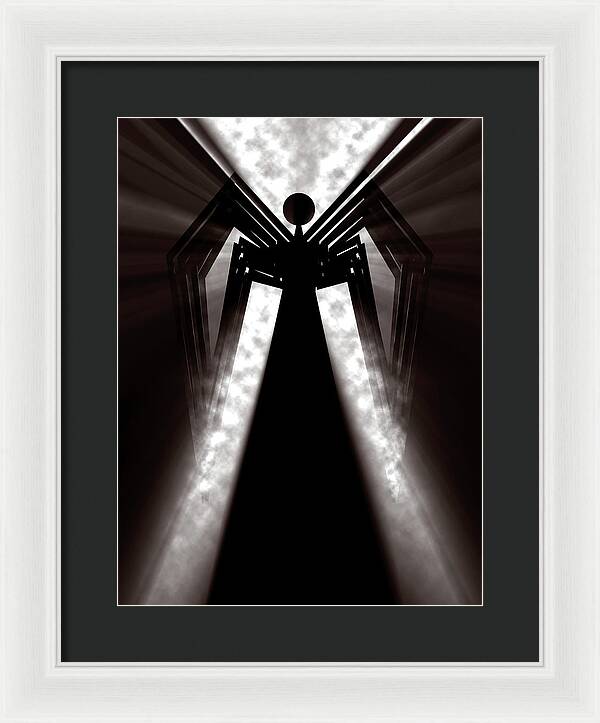 Angel Home - Framed Print