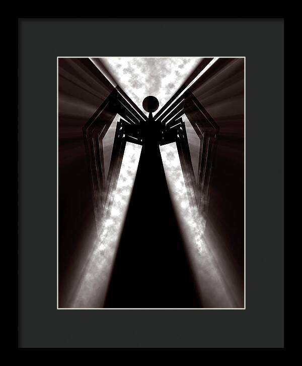 Angel Home - Framed Print