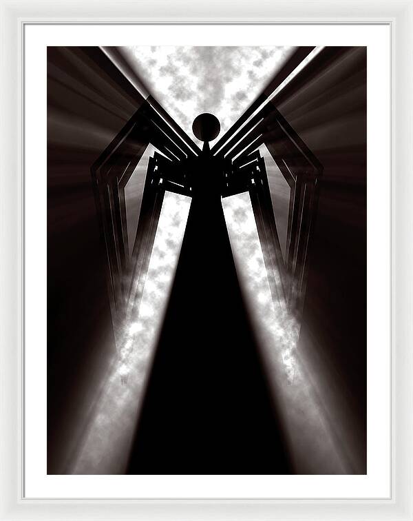 Angel Home - Framed Print