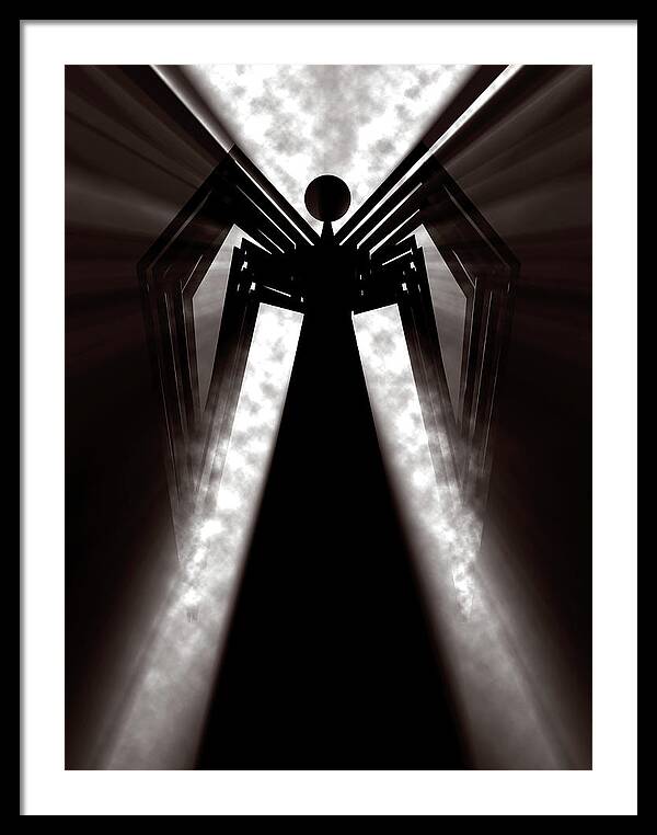 Angel Home - Framed Print