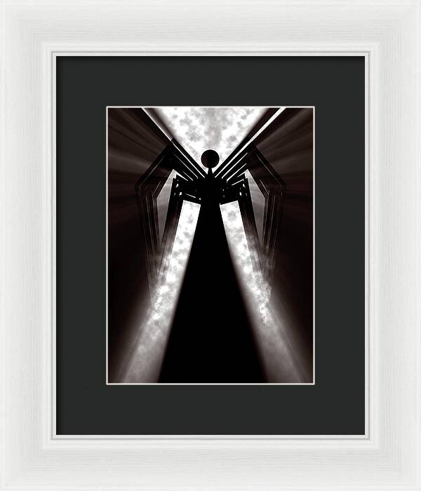 Angel Home - Framed Print