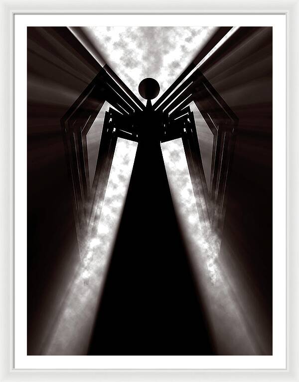Angel Home - Framed Print