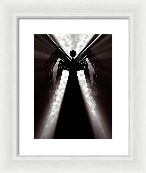 Angel Home - Framed Print