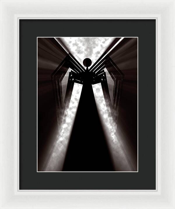 Angel Home - Framed Print