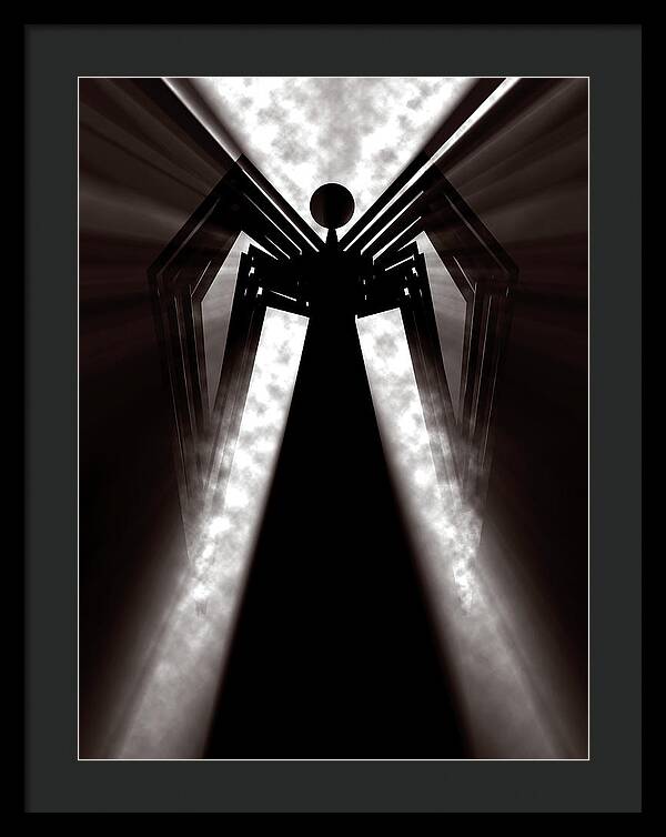 Angel Home - Framed Print