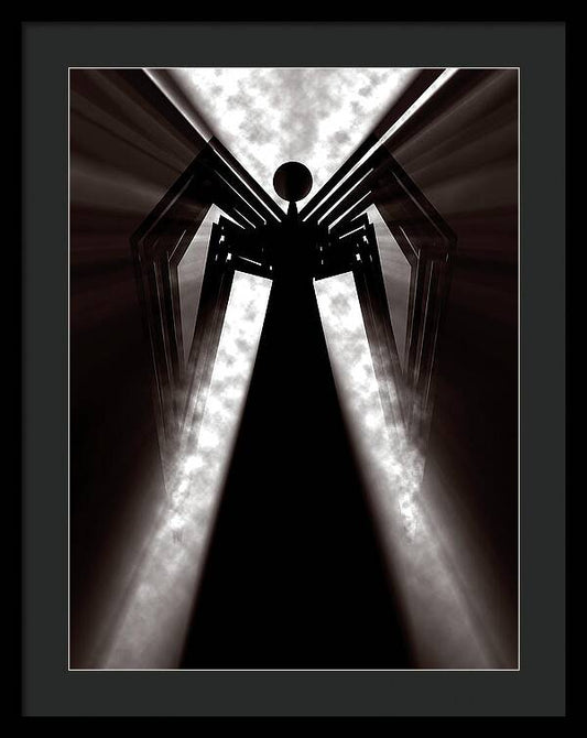 Angel Home - Framed Print