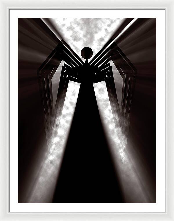 Angel Home - Framed Print