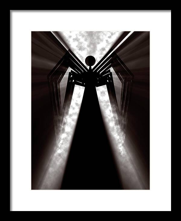Angel Home - Framed Print