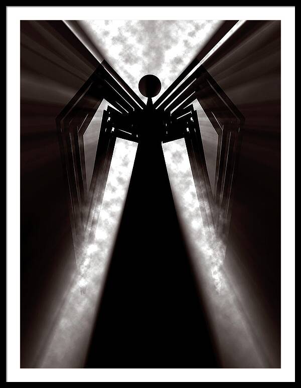 Angel Home - Framed Print